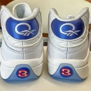 Fila Shoes Reebok Classics Question Mid Blue Toe Allen Iverson
